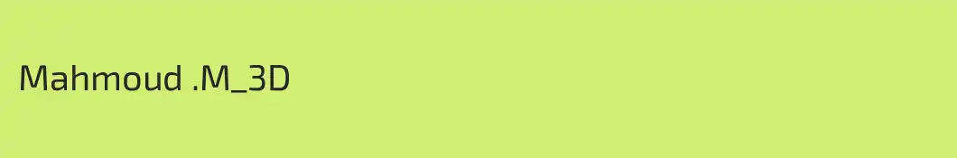 Mahmoud .M_3D